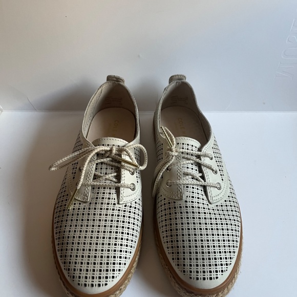 Cole Haan Grand Series Maine Espadrille Cloud 3eye Perforated Sneakers Loafer - Picture 6 of 12